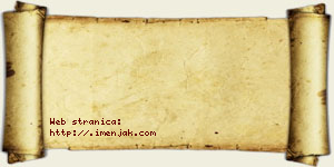 Danijel Roknić vizit kartica